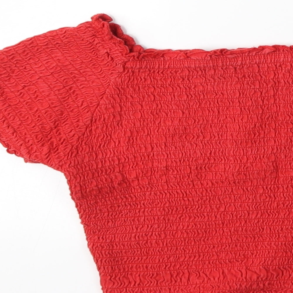 Atmosphere Womens Red   Basic T-Shirt Size 10