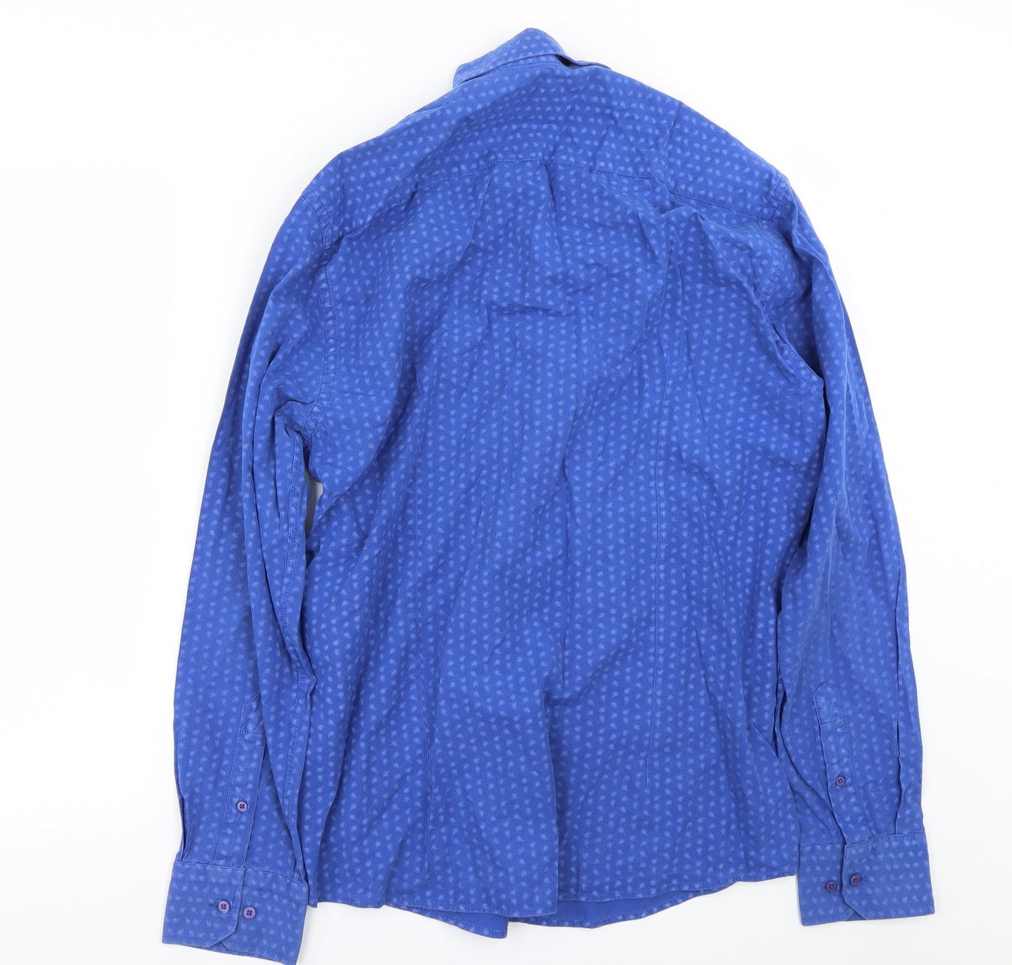 Defacto  Mens Blue    Button-Up Size L
