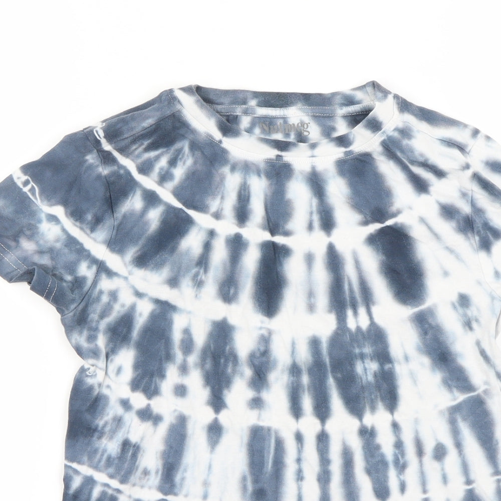 Nutmeg Girls Grey   Basic T-Shirt Size 7-8 Years