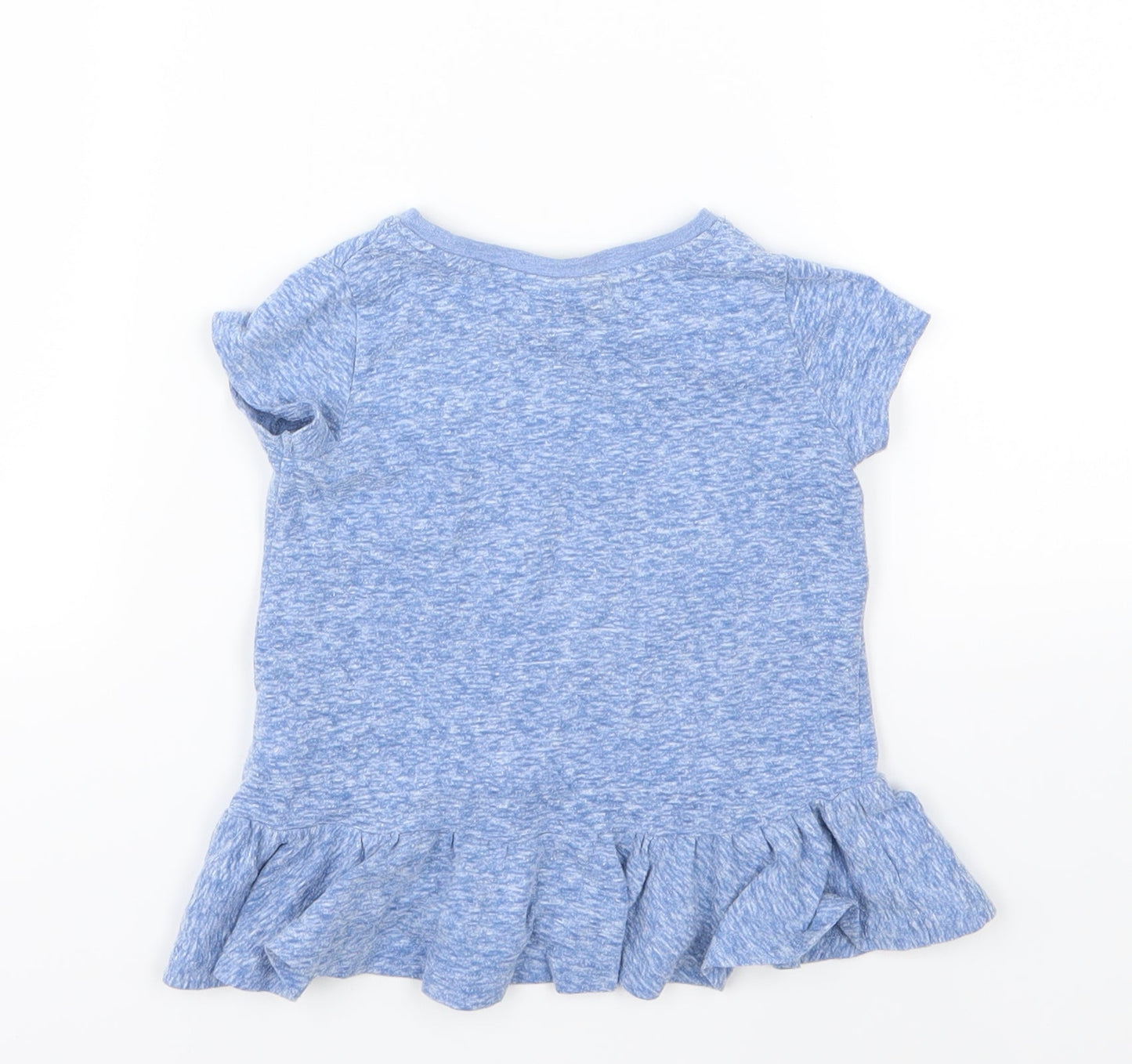 NEXT Girls Blue  Jersey Basic T-Shirt Size 9-12 Months