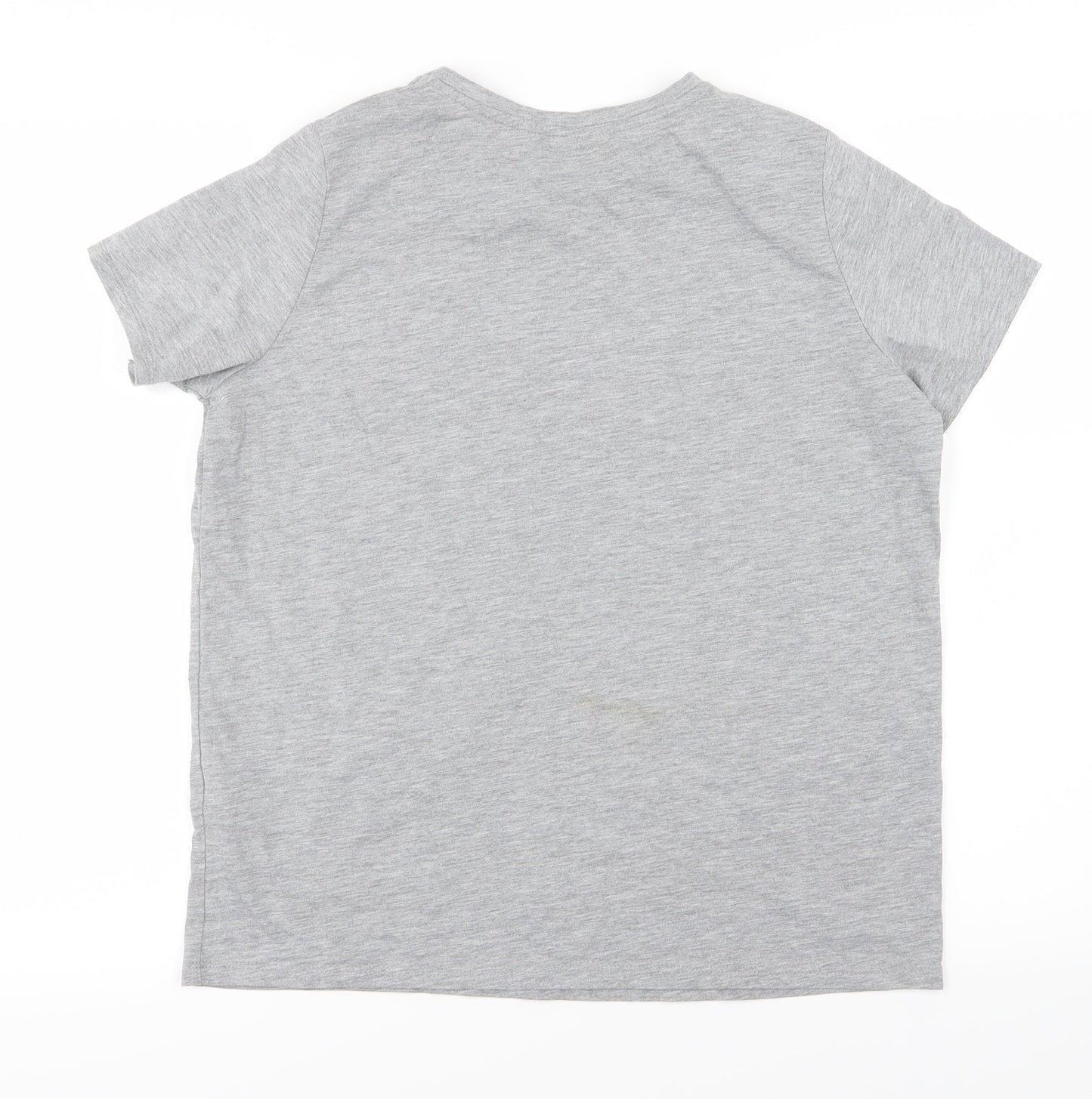 Bravado Womens Grey  Jersey Basic T-Shirt Size M  - Thank U, next