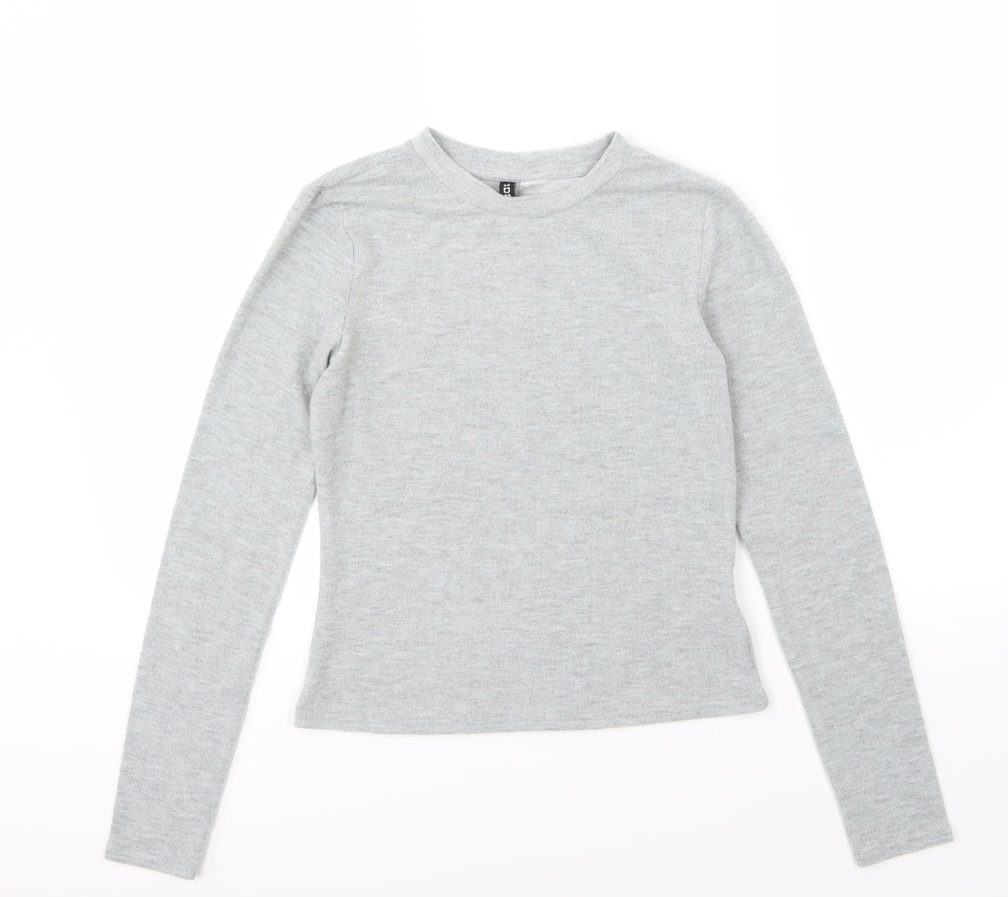H&M Womens Grey  Knit Pullover Jumper Size S