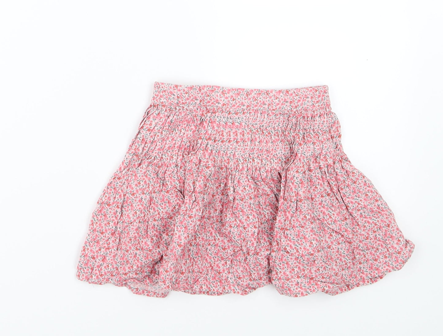 NEXT Girls Pink Floral  A-Line Skirt Size 3 Years