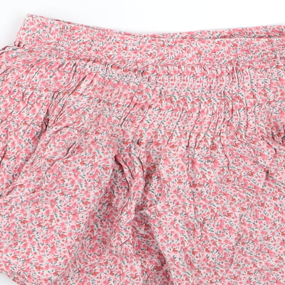 NEXT Girls Pink Floral  A-Line Skirt Size 3 Years