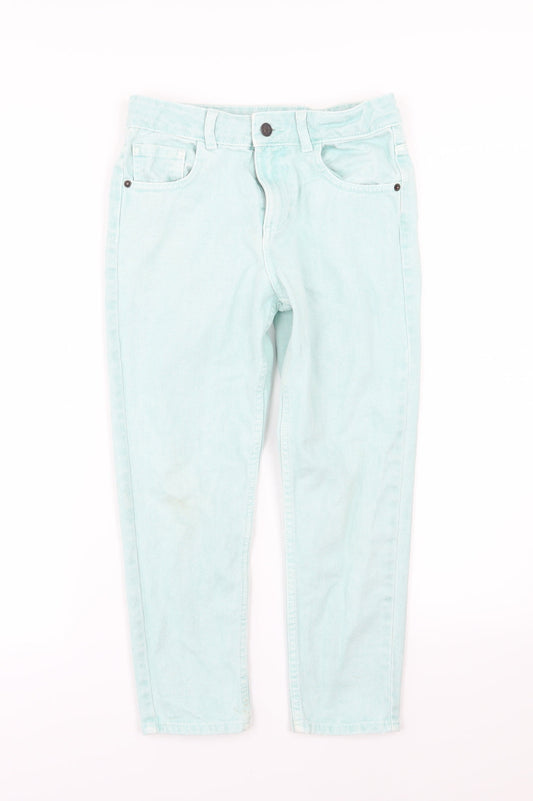 Marks and Spencer Girls Blue  Denim Skinny Jeans Size 9 Years