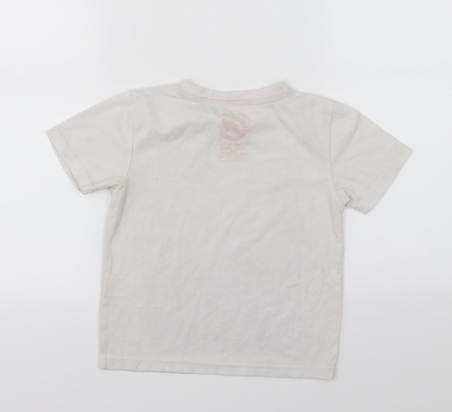 Ecko Unltd. Boys White  Jersey Basic T-Shirt Size 4-5 Years
