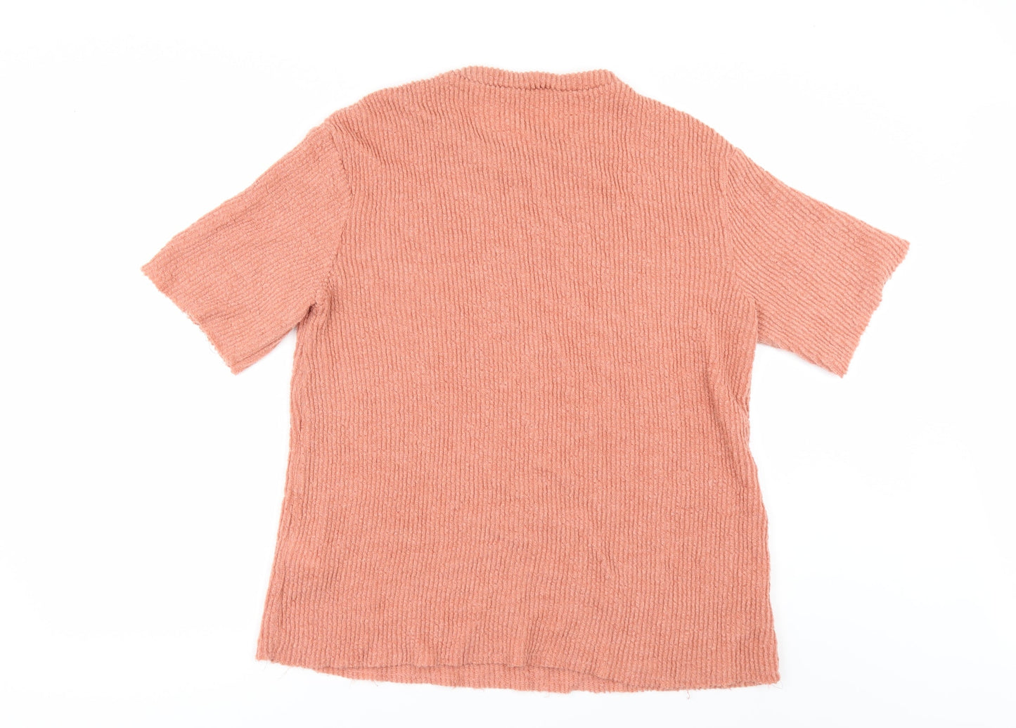 Zara Womens Orange   Basic T-Shirt Size M