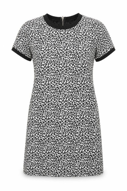 Front view of Papaya women’s grey animal print, size UK 10