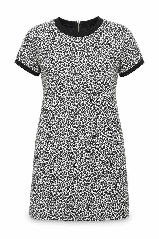Front view of Papaya women’s grey animal print, size UK 10
