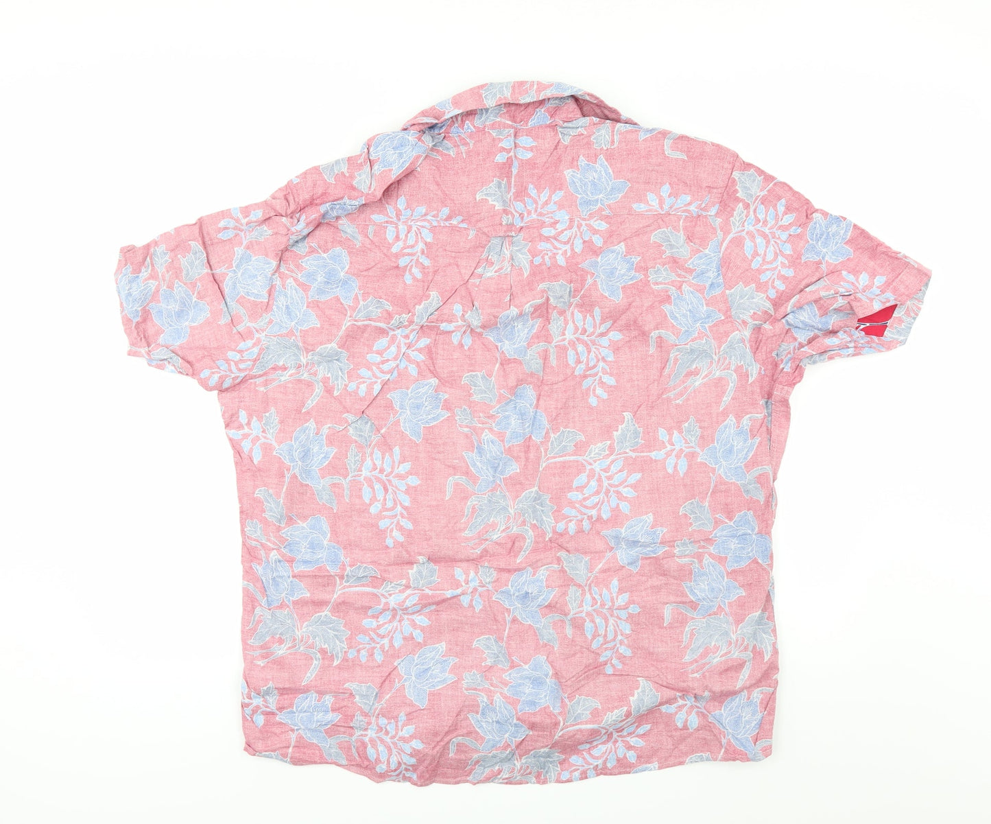 Maine New England Mens Red    Button-Up Size L