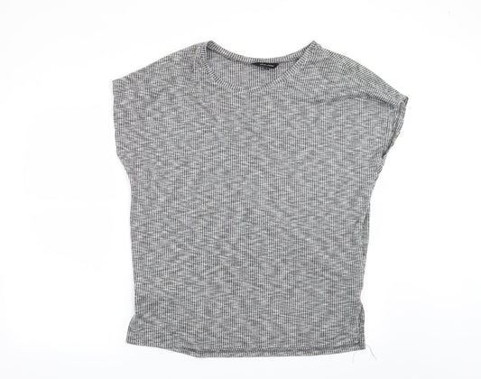 New Look Womens Grey   Basic T-Shirt Size 6