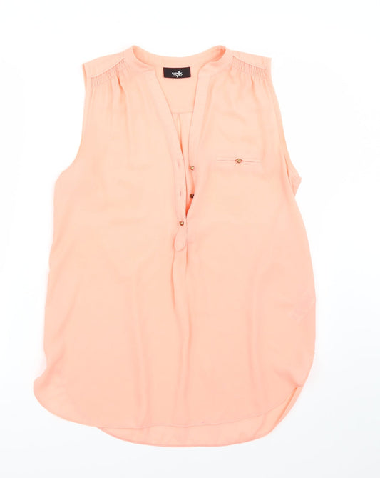 Wallis Womens Pink   Basic Blouse Size S