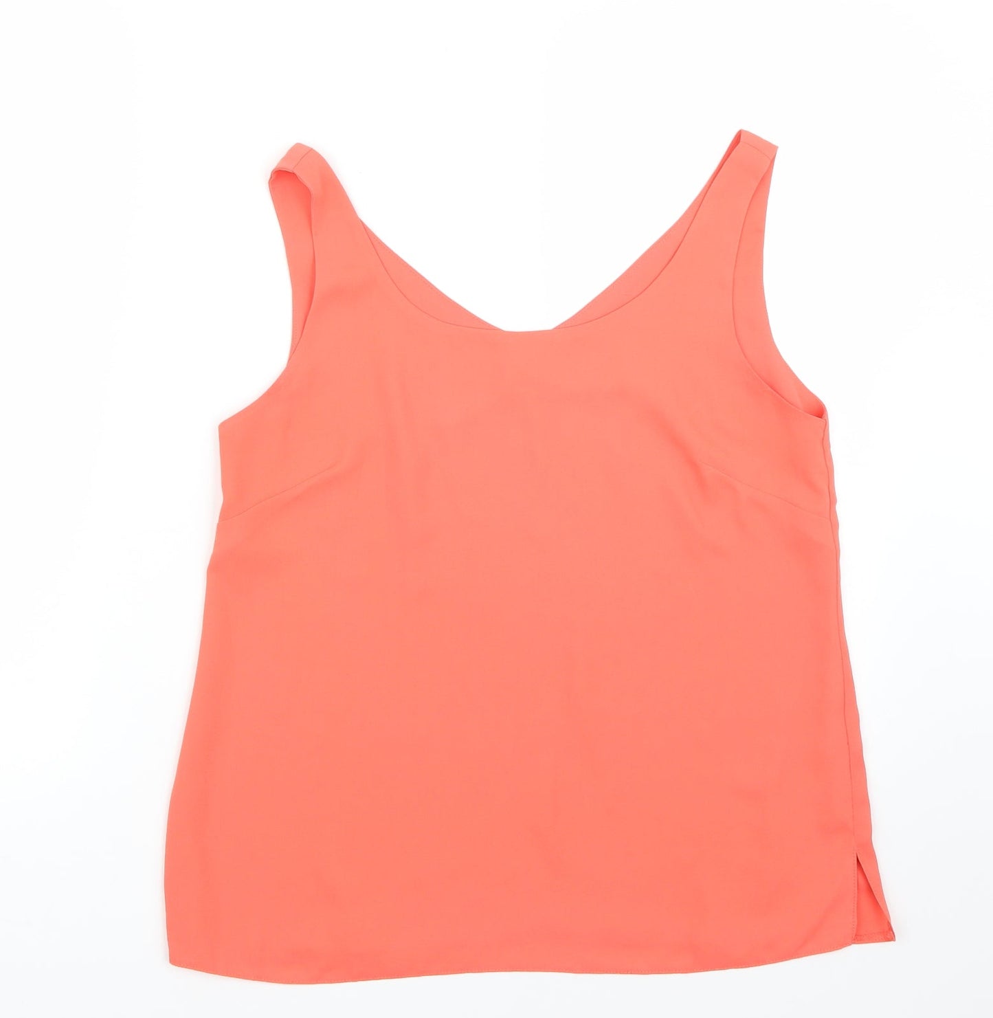 Wallis Womens Orange   Basic Tank Size 10