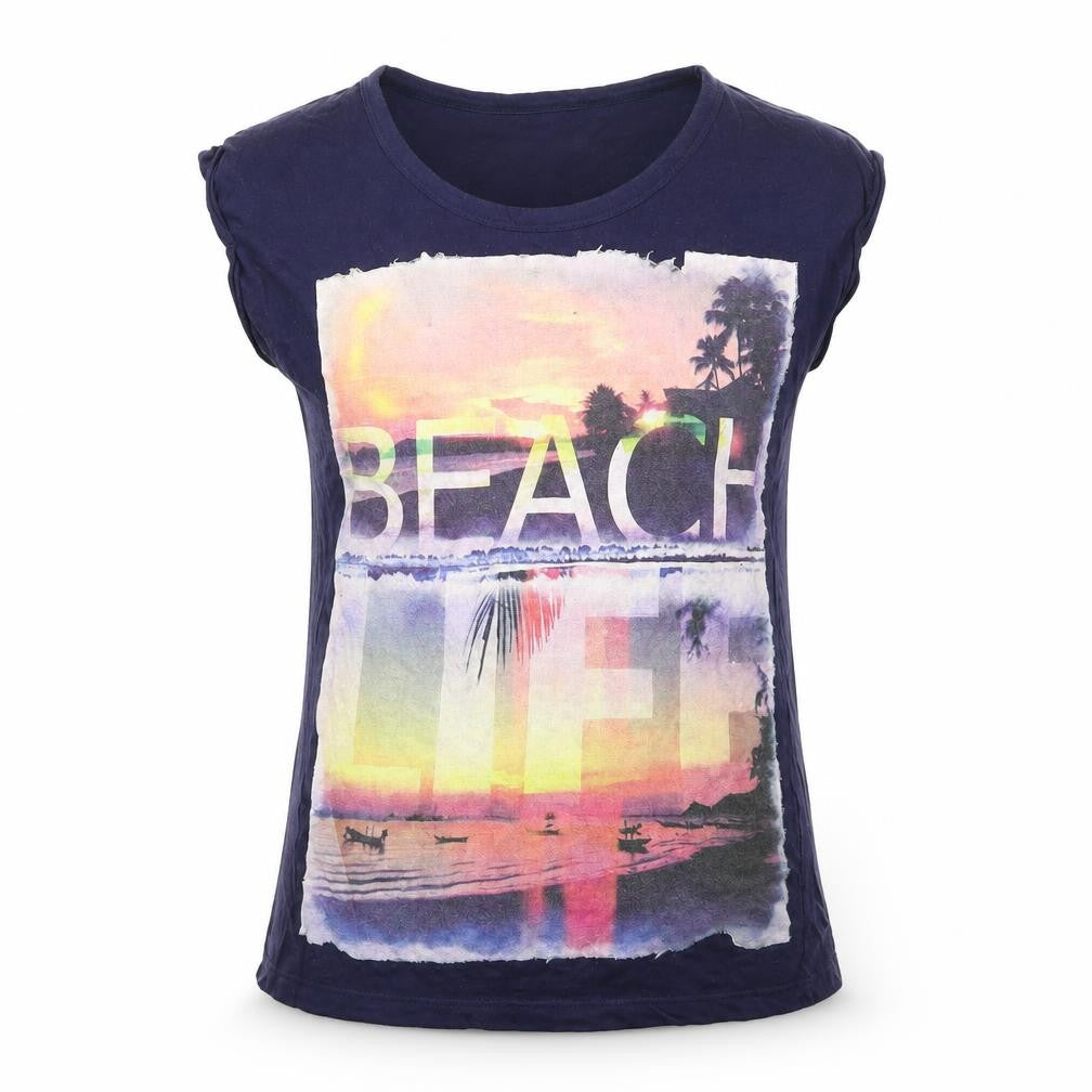 Primark Womens Blue   Basic Tank Size 6