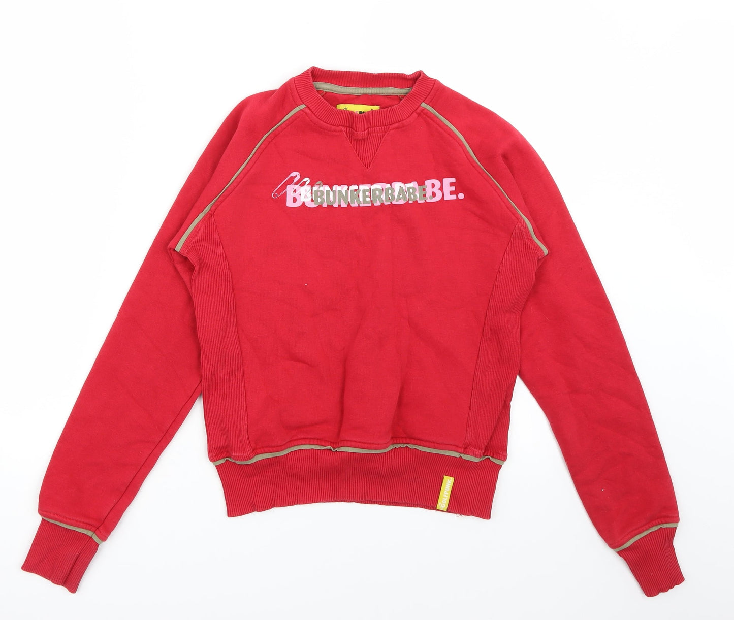 Golf punk Womens Red   Pullover Jumper Size M