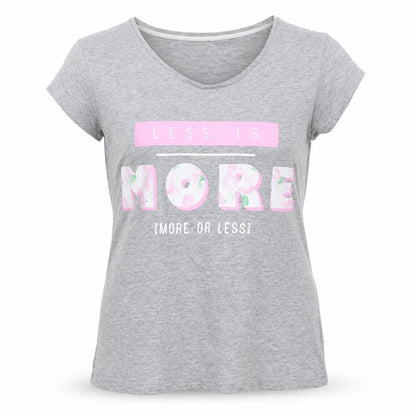 Front view of Primark women’s grey basic t-shirt, size UK 8