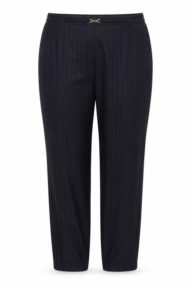 Preworn Womens Blue Striped  Sweatpants Trousers Size 34 in L26 in
