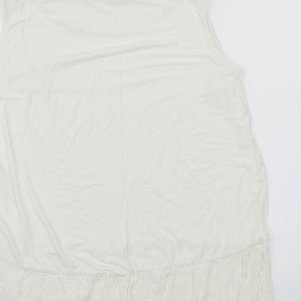 F&F Womens White  Jersey Basic Blouse Size 20
