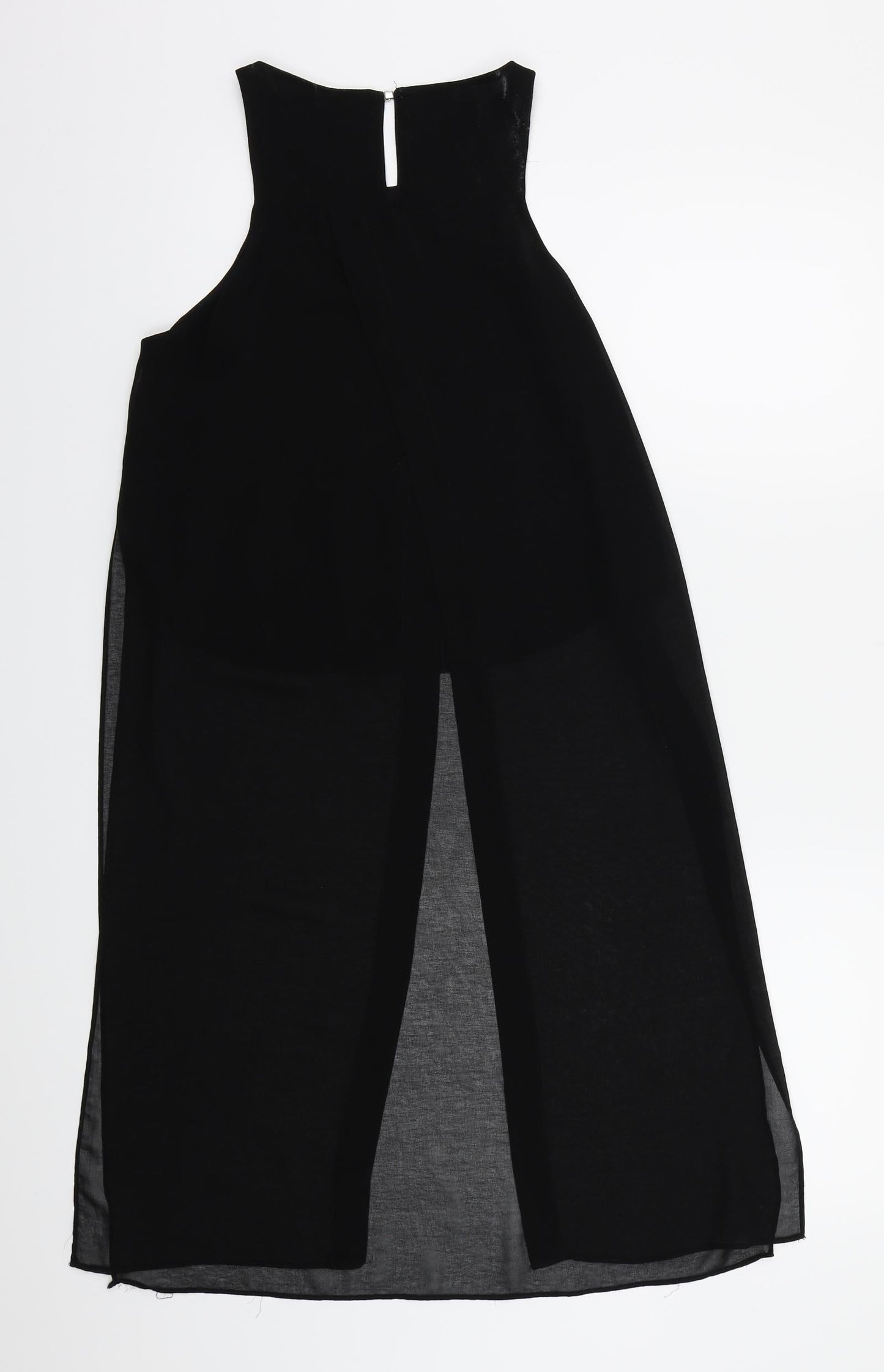 River Island Womens Black  Chiffon Basic Blouse Size 6