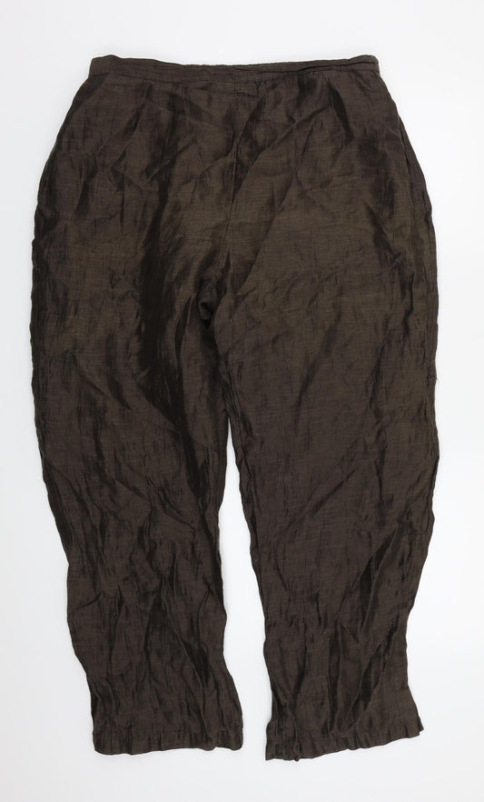 Preworn Womens Brown   Trousers  Size 36 in L28 in