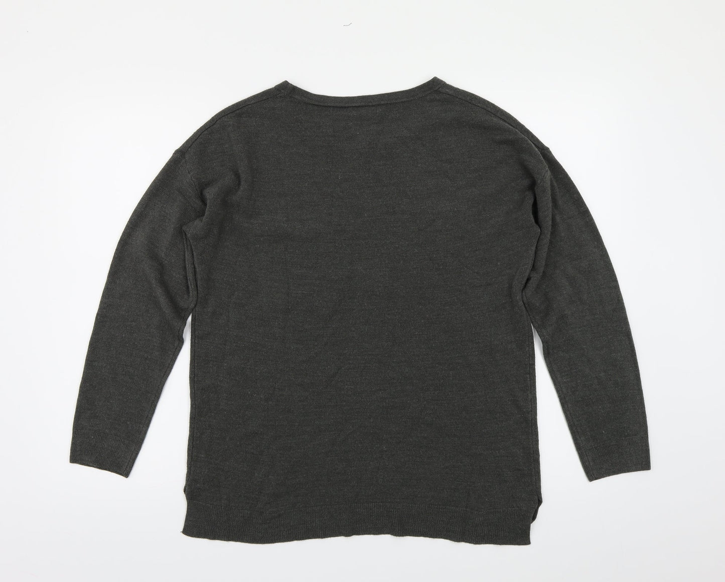 George Womens Grey  Knit Pullover Jumper Size 12