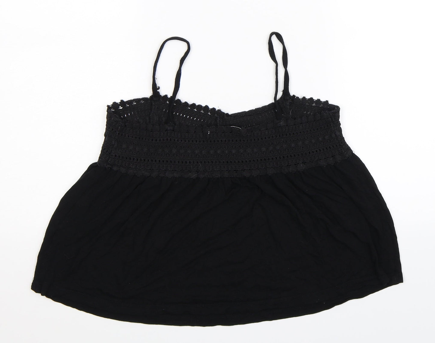 Lefties Womens Black   Cropped Tank Size M