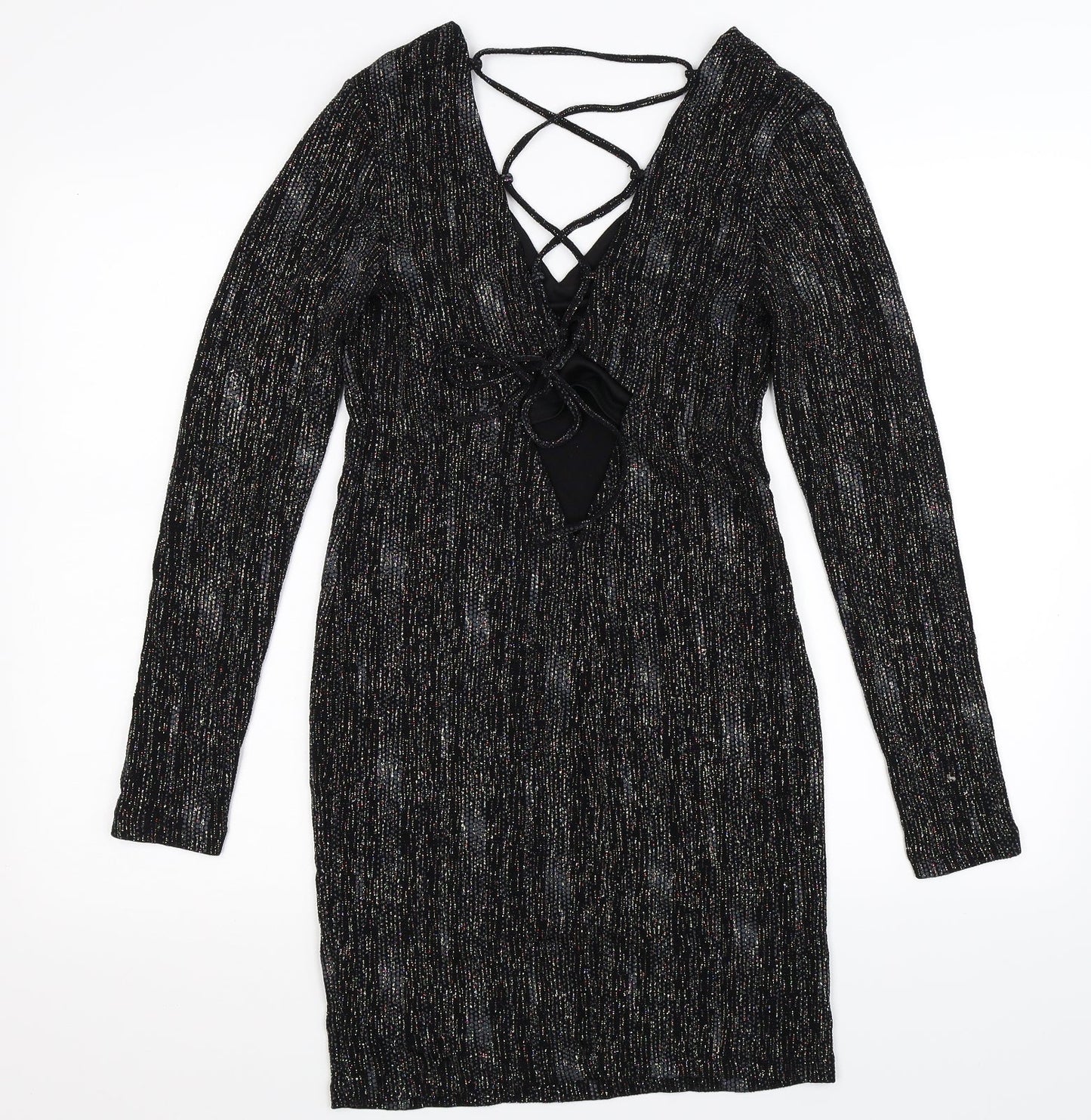 Topshop Womens Black   Bodycon  Size 10