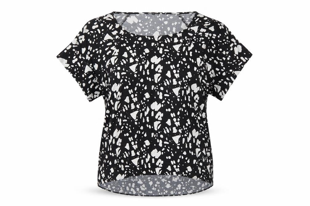 River Island Womens Black Polka Dot  Basic Blouse Size 8