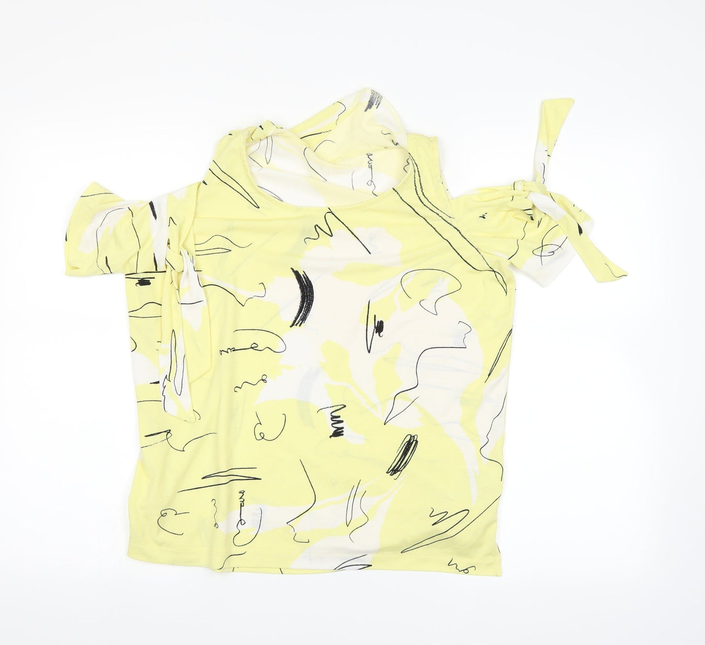 NEXT Womens Yellow   Basic T-Shirt Size 10