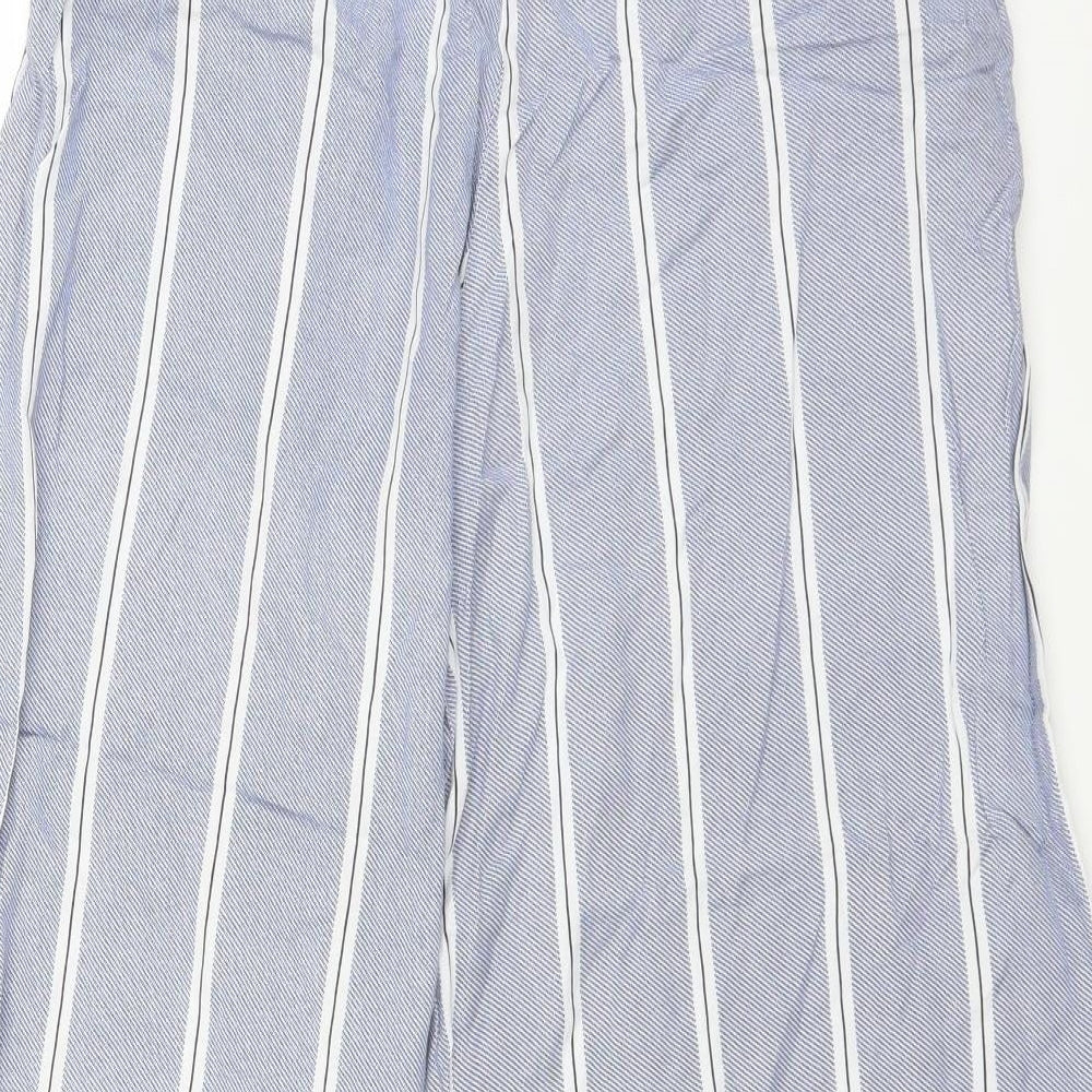 H&M Womens Blue   Trousers  Size 6 L23 in