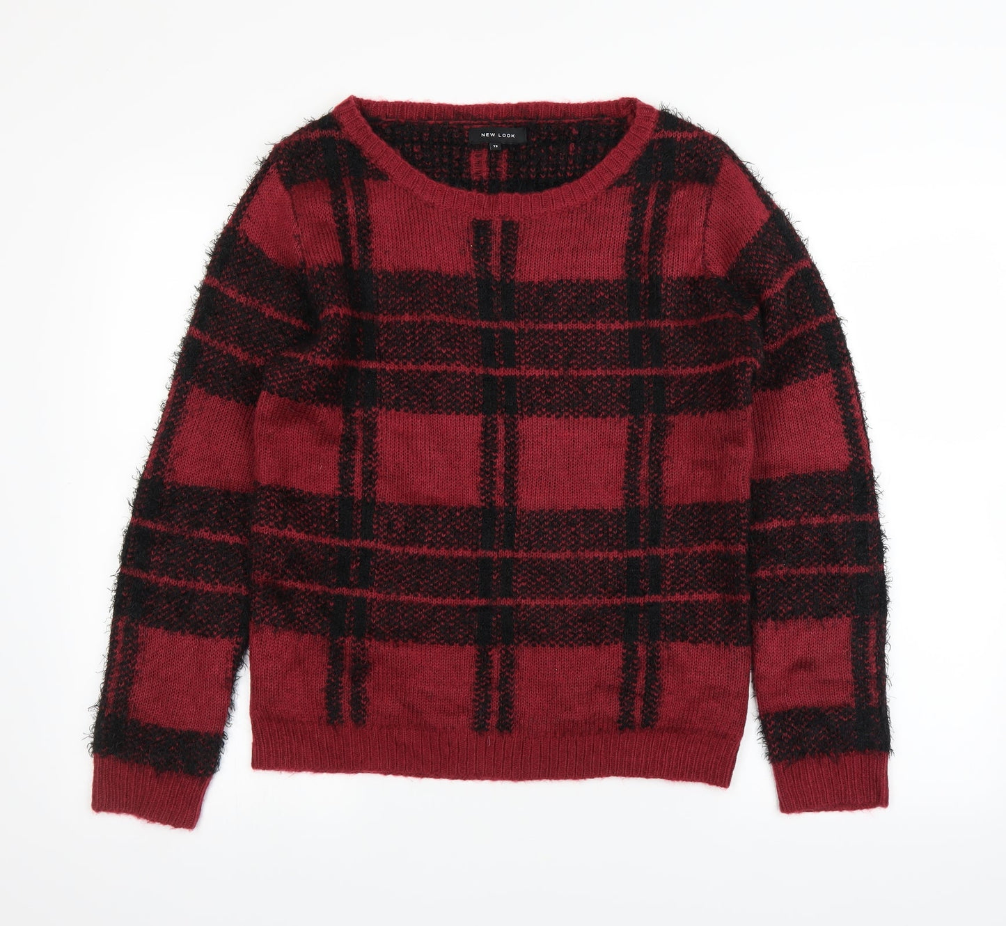 New Look Womens Red   Pullover Jumper Size 12