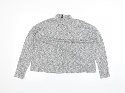 H&M Womens Grey   Basic T-Shirt Size S