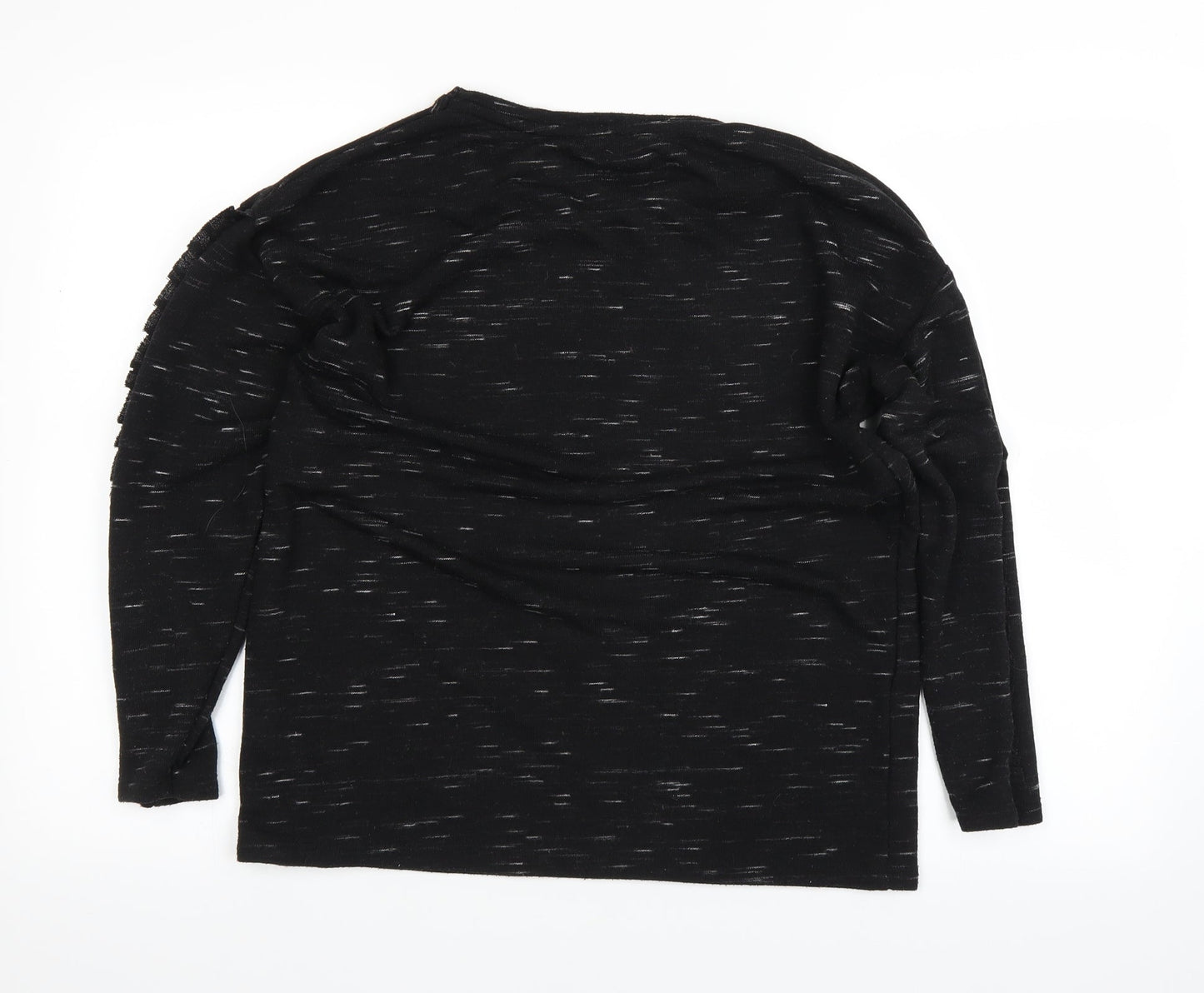 Papaya Womens Black   Pullover Jumper Size M