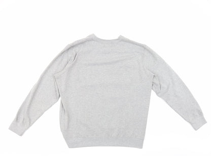 Back view of New Look Men men’s grey jumper, size L