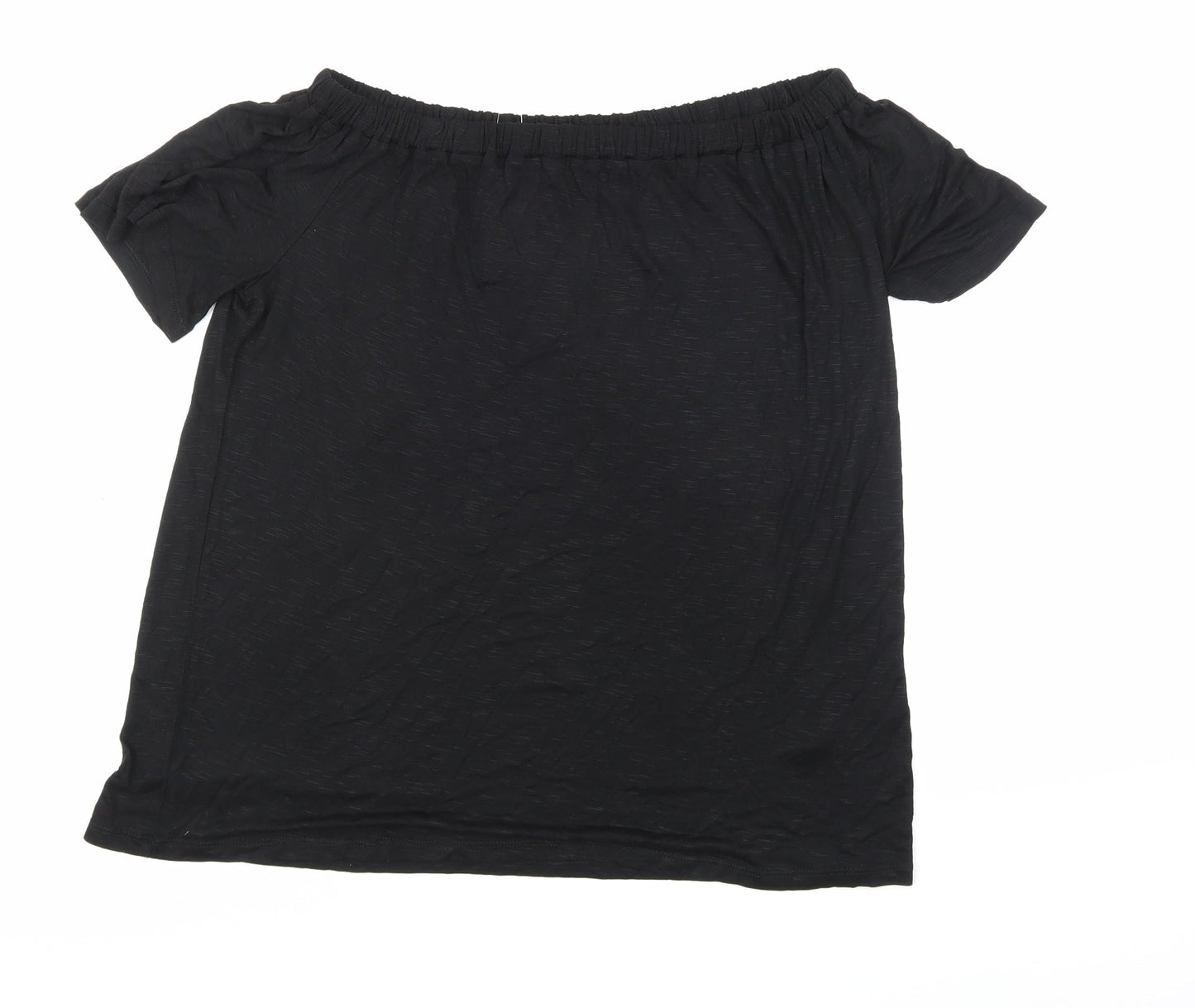 George Womens Black   Basic Blouse Size 14