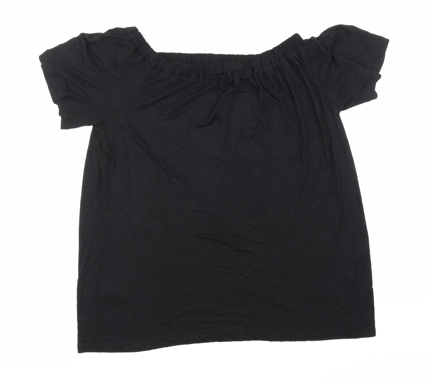 George Womens Black   Basic Blouse Size 14