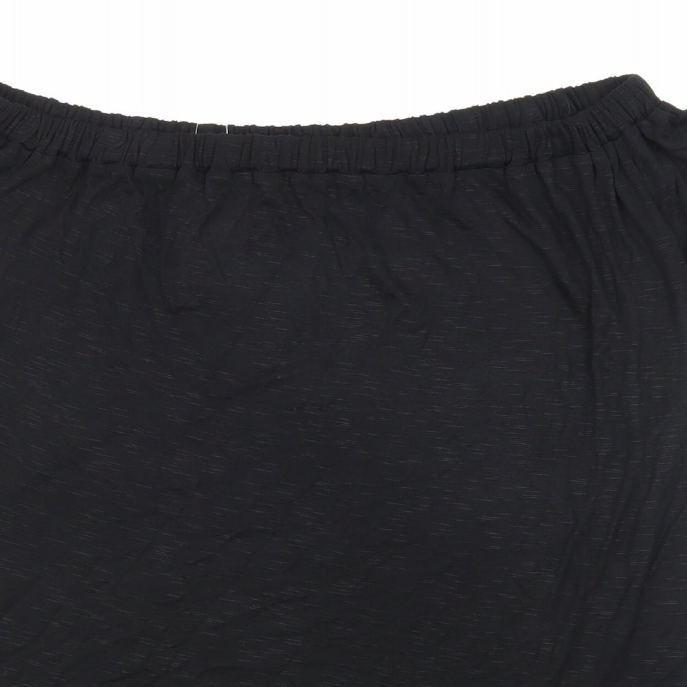 George Womens Black   Basic Blouse Size 14