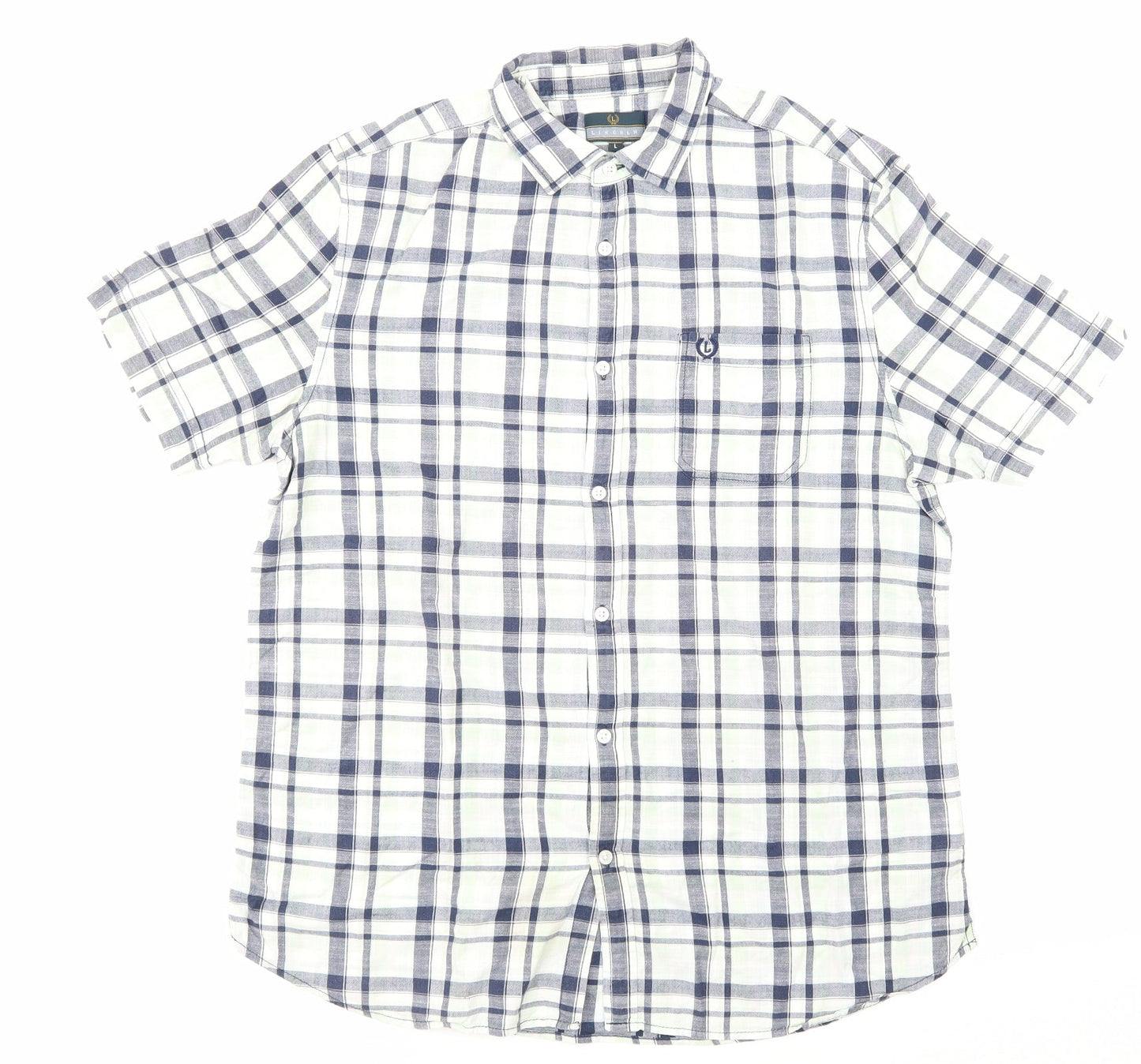 Lincoln Mens Multicoloured Check   Button-Up