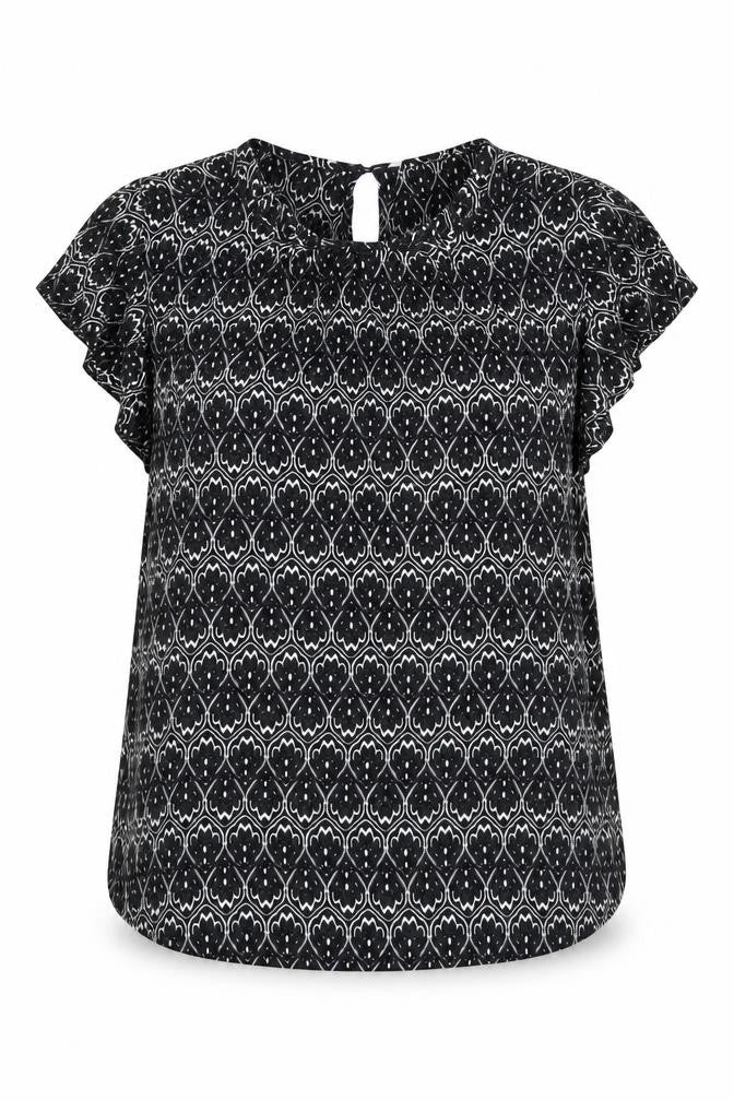 H&M Womens Black   Basic T-Shirt Size 10