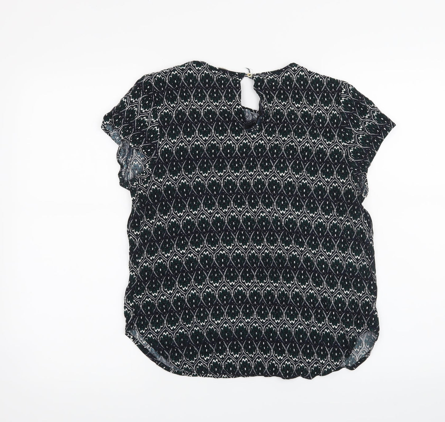 H&M Womens Black   Basic T-Shirt Size 10