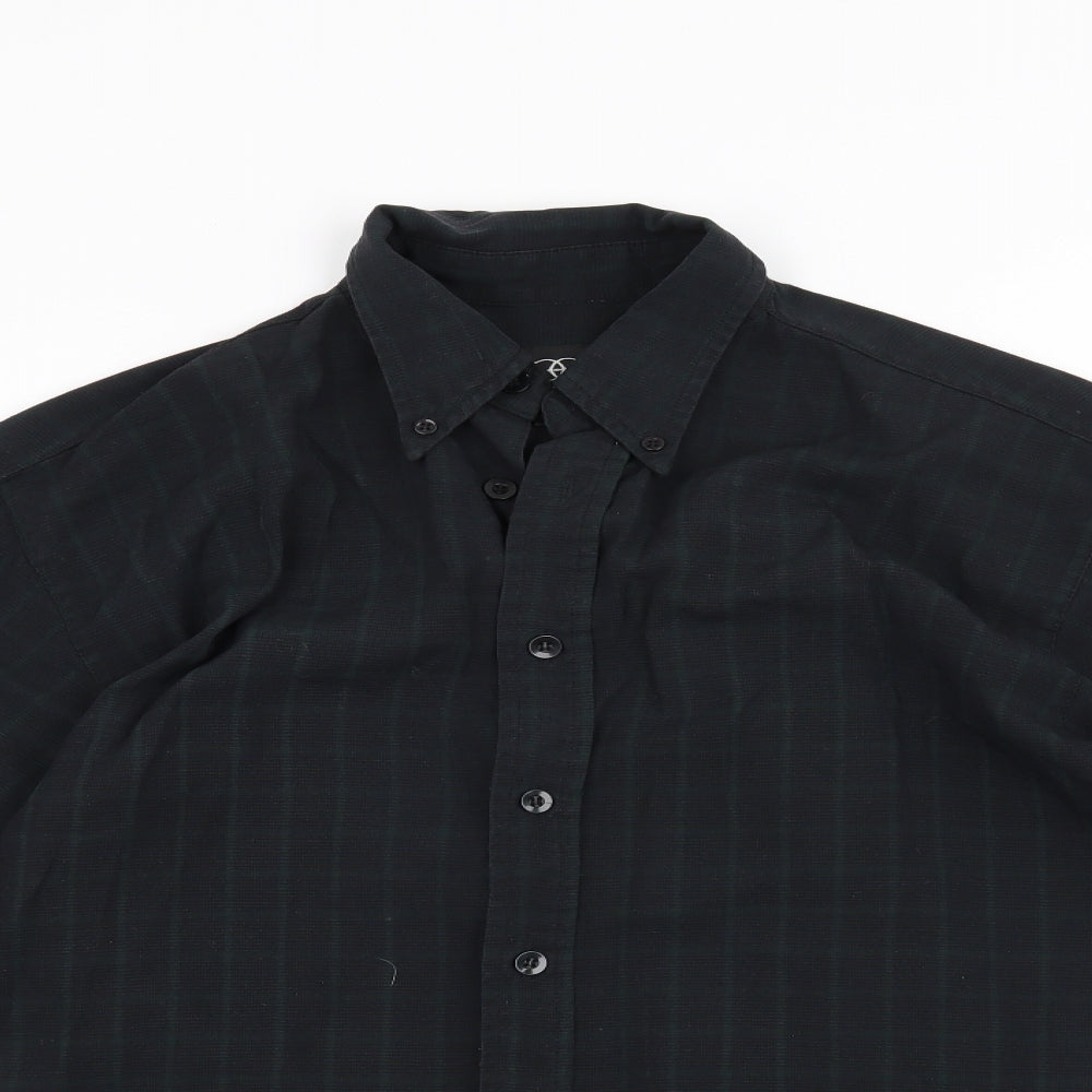 Ciro Citterio Mens Black    Button-Up Size S