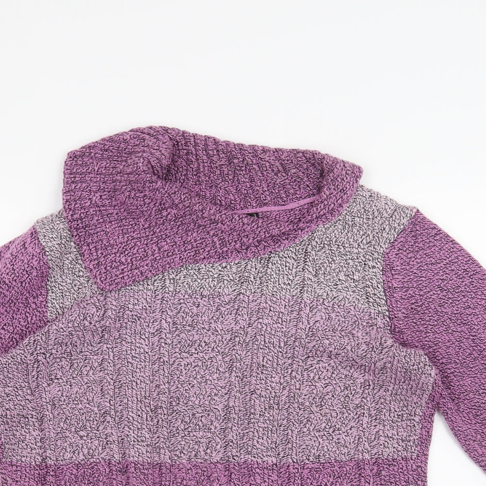 Bon Marché Womens Purple   Pullover Jumper Size S