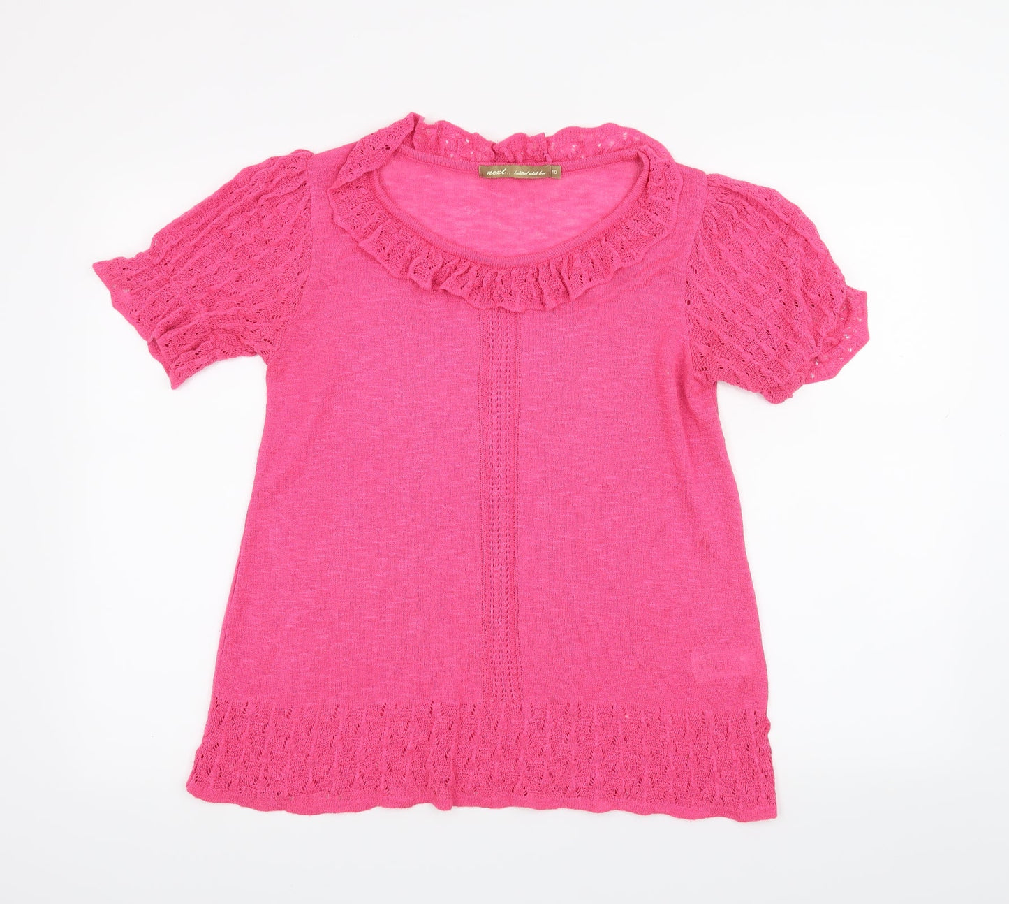 NEXT Womens Pink   Basic T-Shirt Size 10