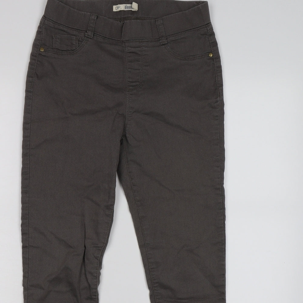 Dorothy Perkins Womens Grey  Denim Jegging Leggings Size 8 L27 in