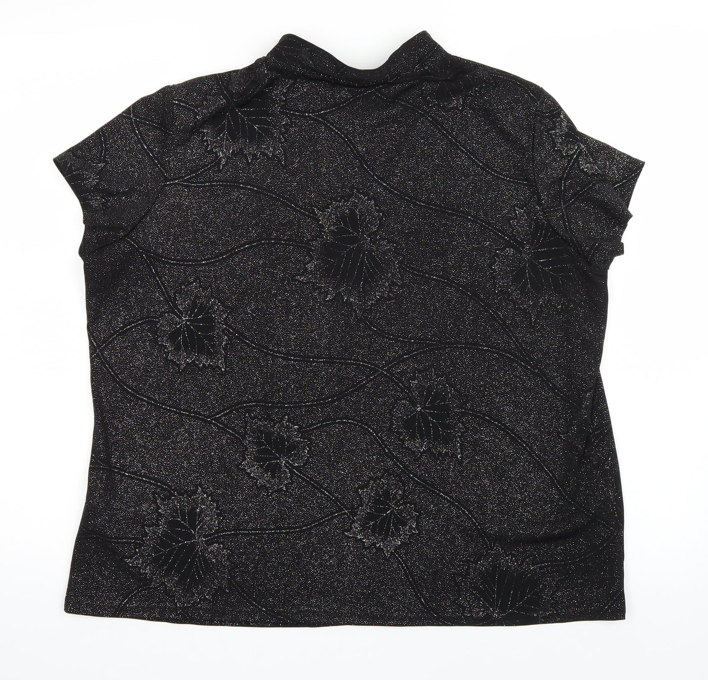 Bon Marché Womens Black   Basic T-Shirt Size L