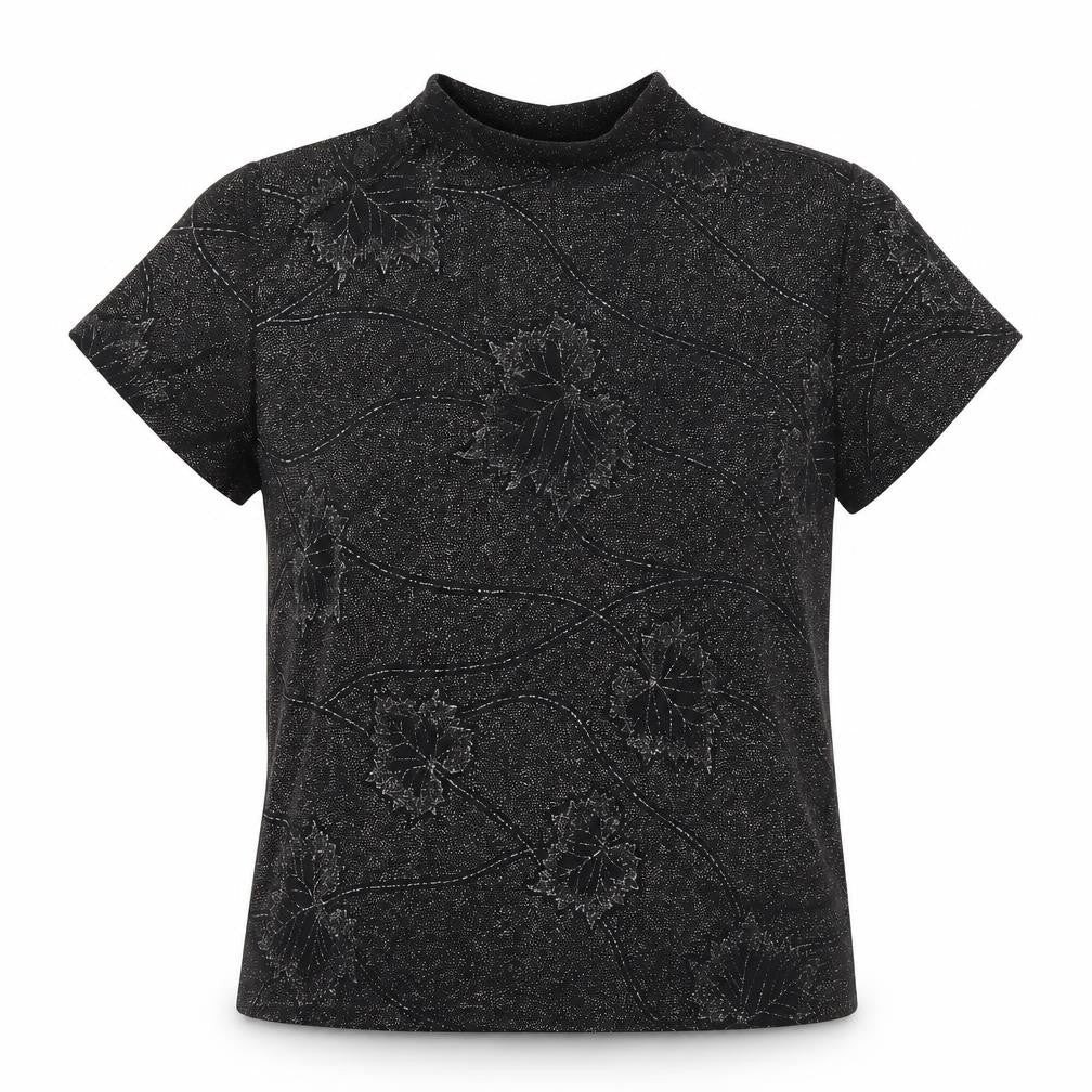 Bonmarché Womens Black Basic T-Shirt Size L