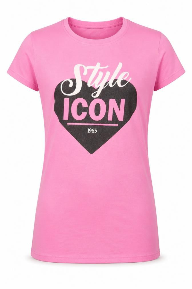 Primark Girls Pink   Basic T-Shirt Size 11-12 Years  - style icon