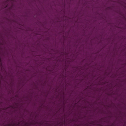 Brand and care label for Tu women’s purple jumper, size UK 8