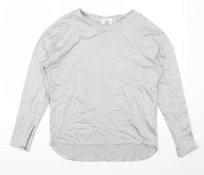 Additional front view of Next women’s grey jumper, size UK 12