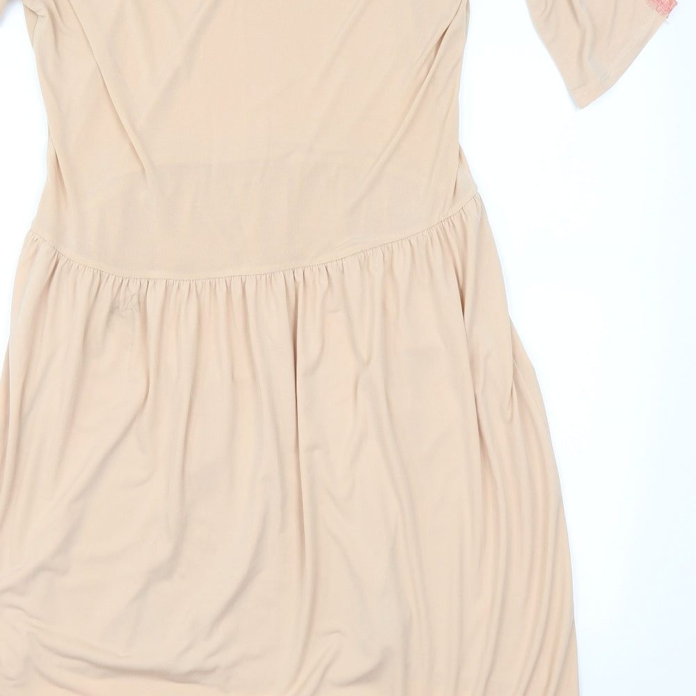Be Beau Womens Pink   Fit & Flare  Size 14